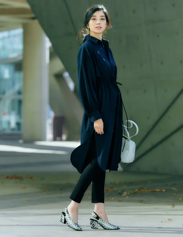 美脚力抜群のスキニーデニムコーデのゆうき