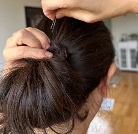 エクラ 華組 松ヶ崎由紀子の帽子をかぶる時のヘアアレンジのやり方3_1