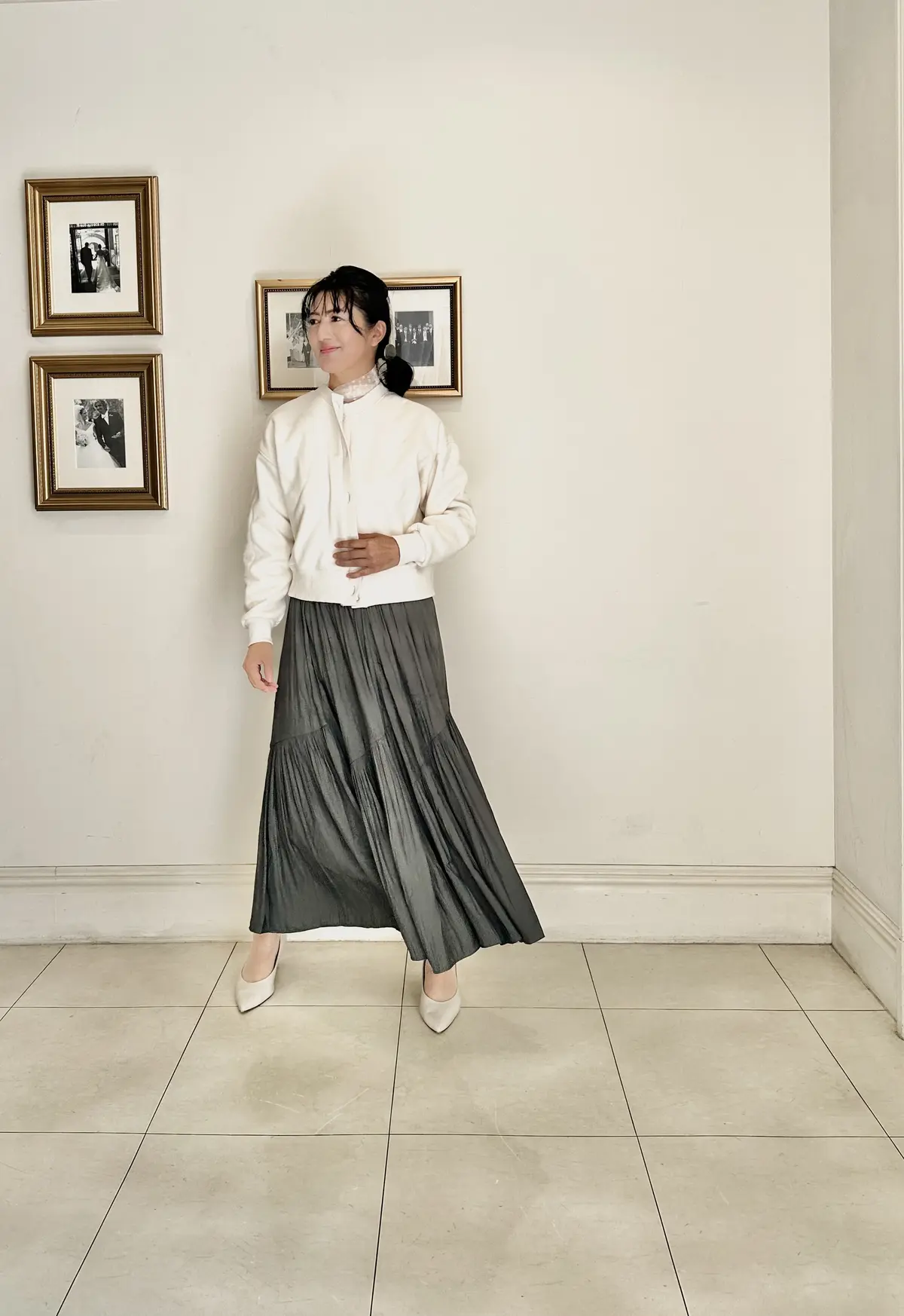 着回しグレー&ホワイトコーデの画像_6