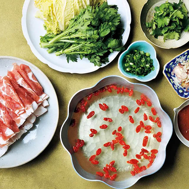 料理家 ウー・ウェンさんの羊肉のしゃぶしゃぶレシピ