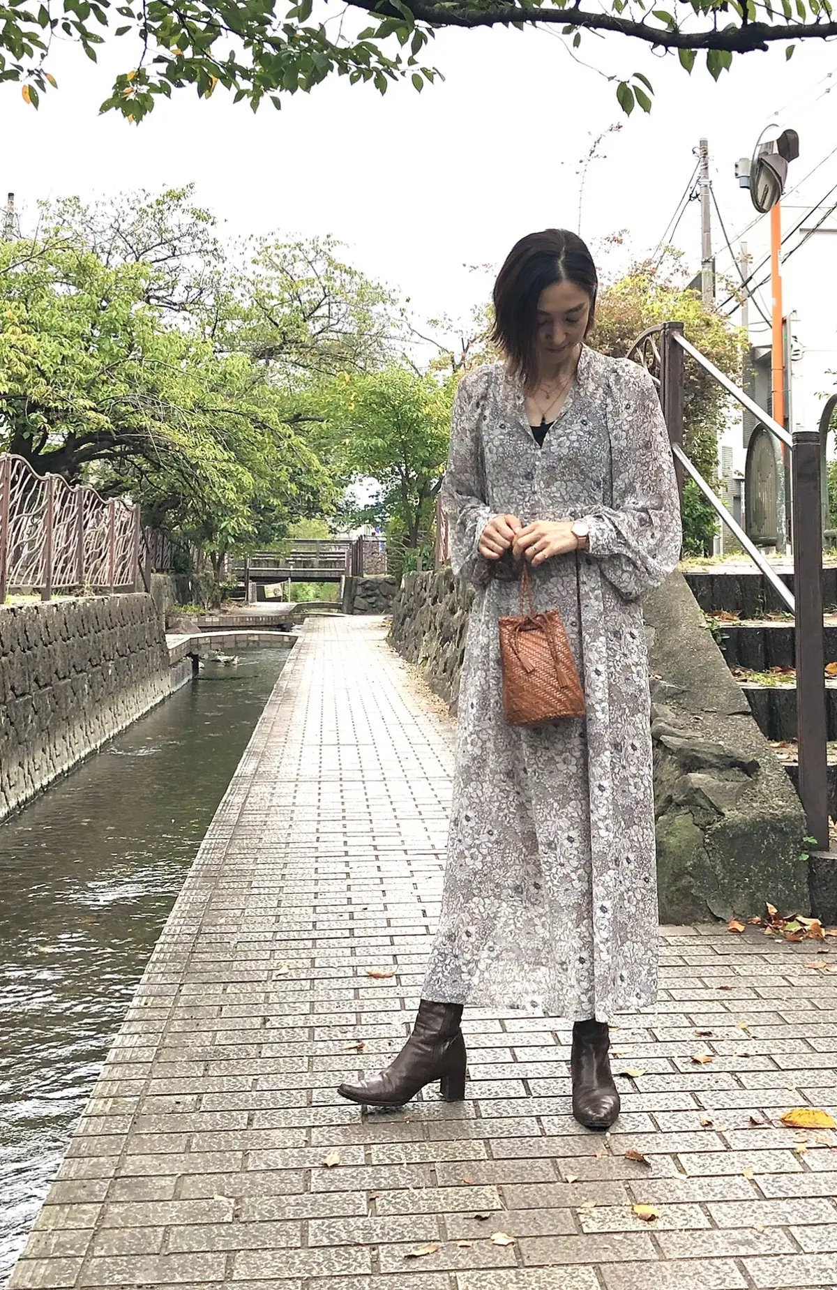 秋色ワンピで大人の手習い。の画像_8