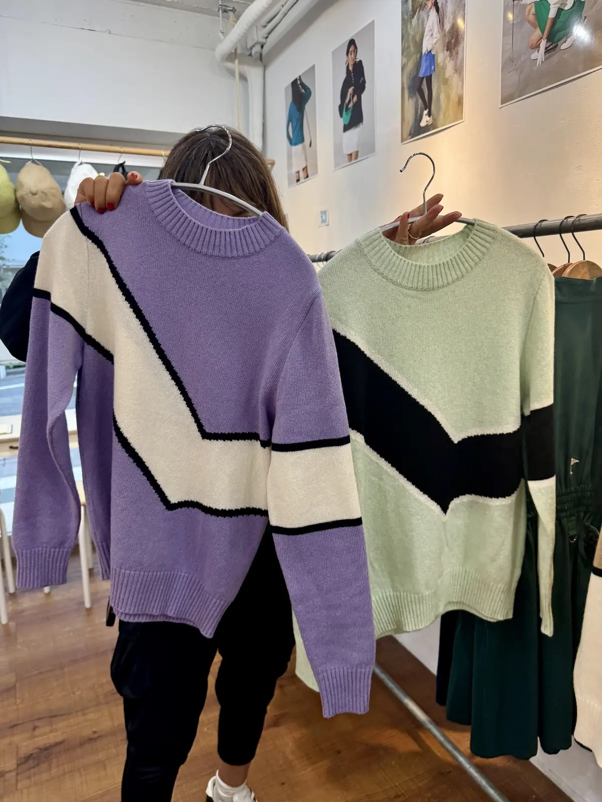 TMG 秋冬コーデ　ニット