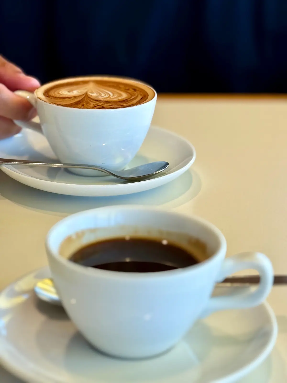 お台場　レストラン　ビルズ　店内写真　料理写真　コーヒー