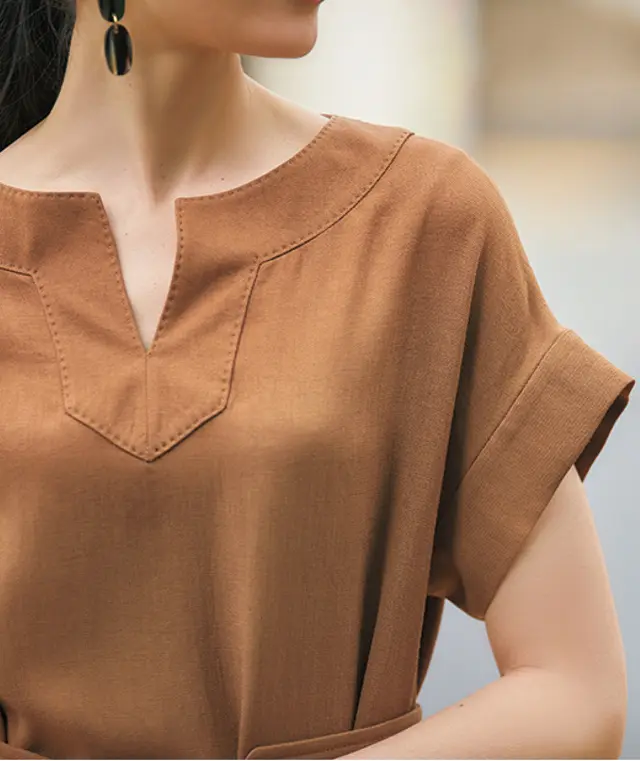 ドロップショルダーで二の腕対策