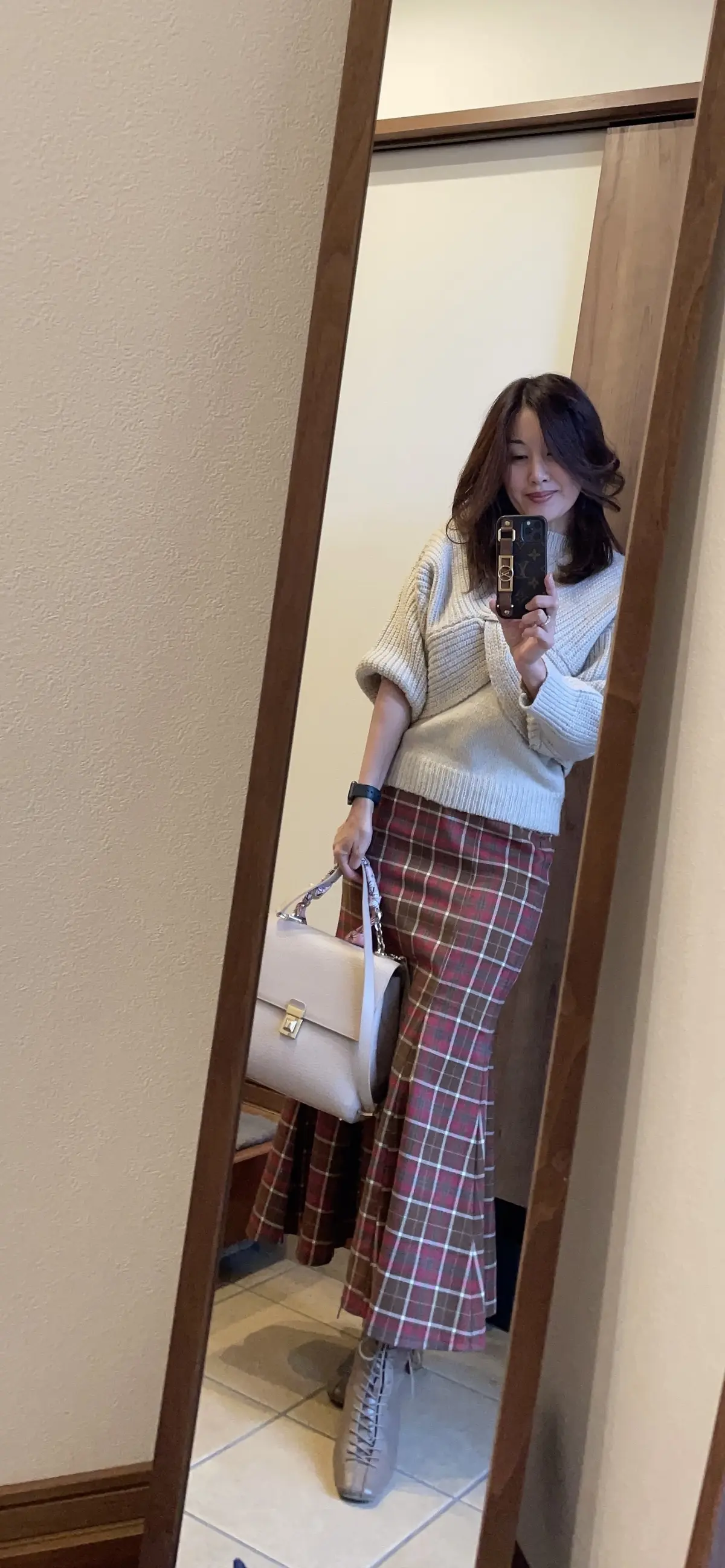 冬のアラフィフ リアル通勤コーデ　気づけの画像_1