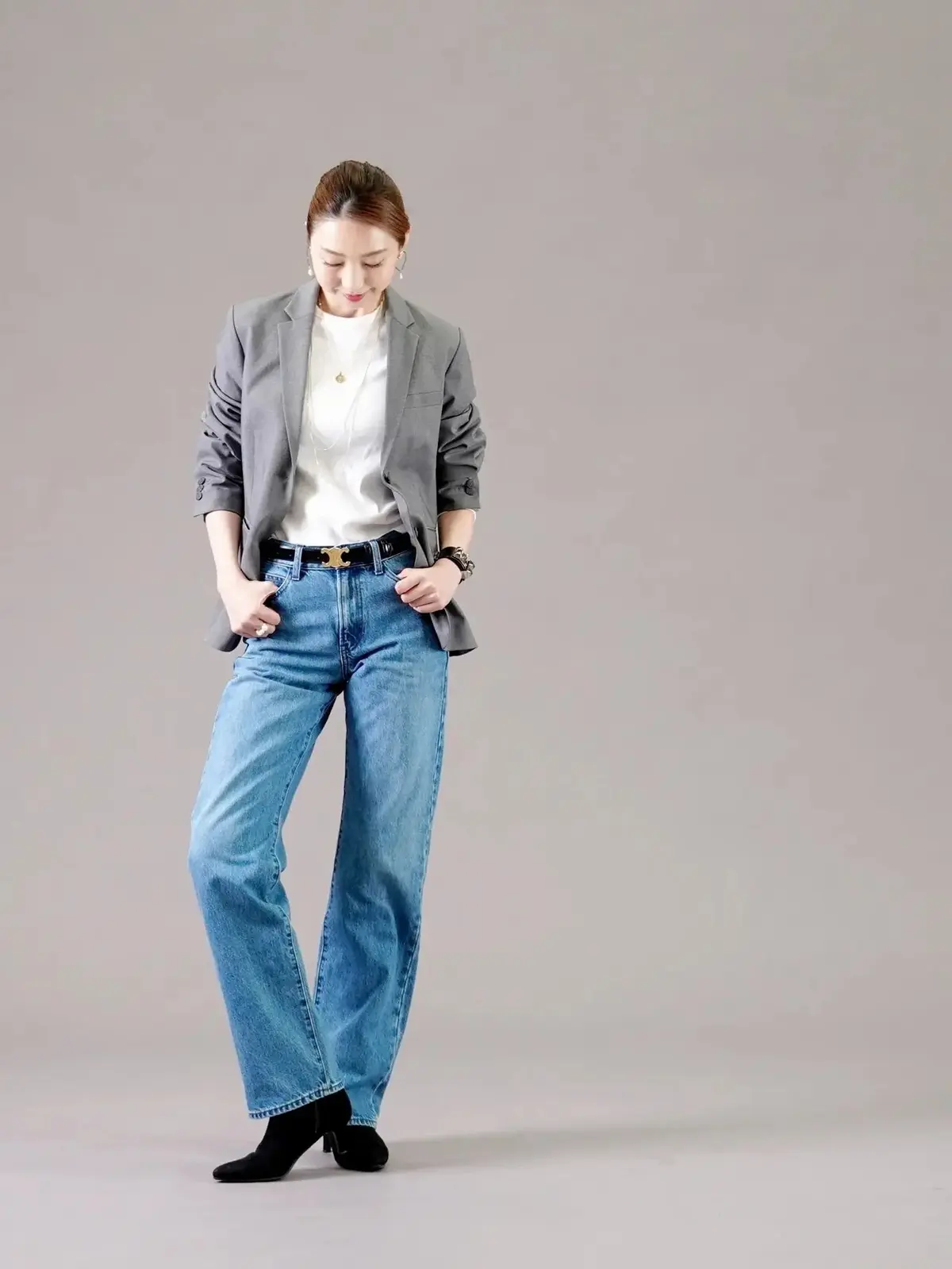 ユニクロ神デニム！！納得のシルエット！