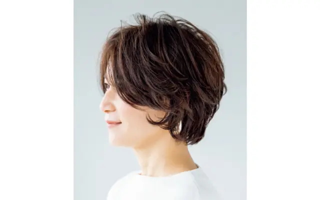 部分パーマでふんわり髪と動きを一挙両得　サイド