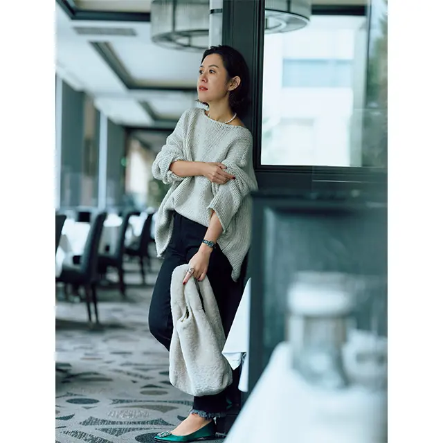もう太って見えない！冬ニットのおしゃれな着こなし方【スタイリスト・大草直子の「冬のおしゃれ塾」】