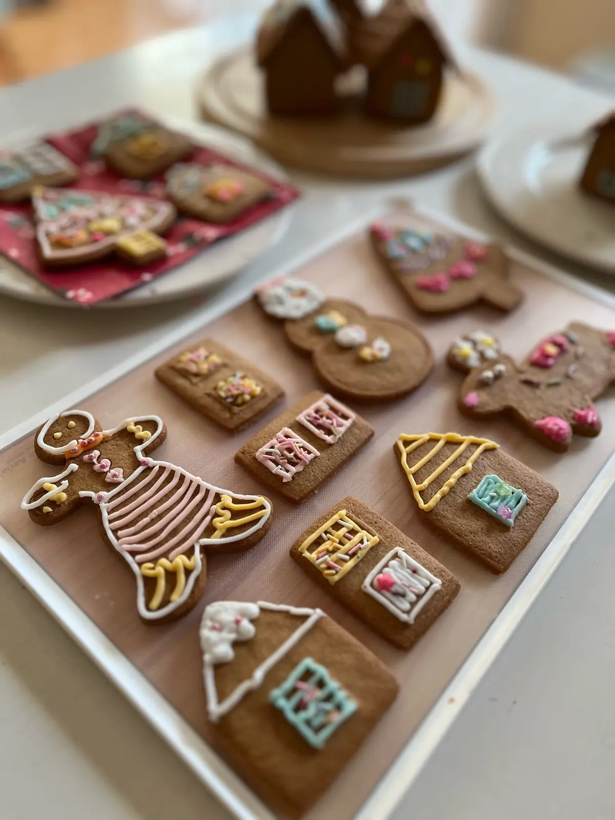 クッキー雪だるま