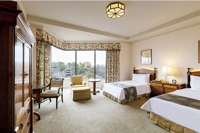 プライムスーペリアの客 室には、年配者にも子供にも安全なユニバーサル仕様も 用意。