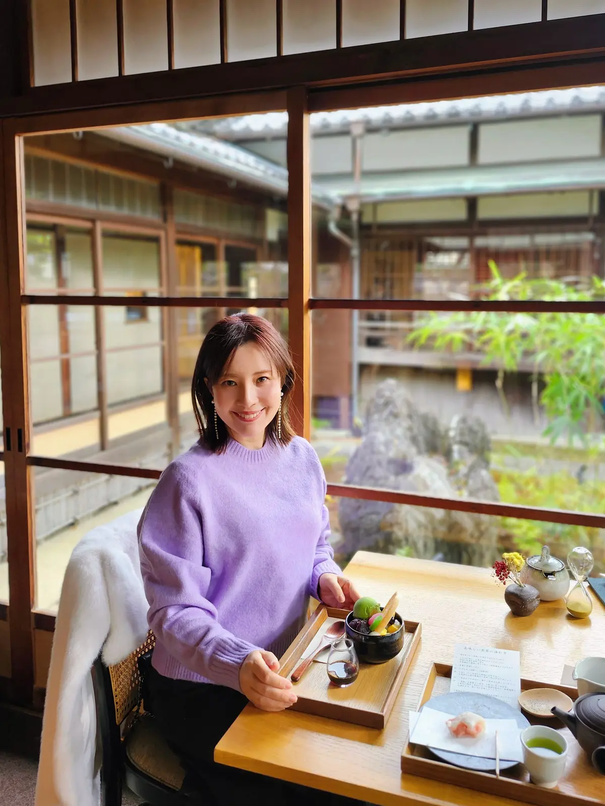 名古屋、徳川園、蘇山荘、あんみつ