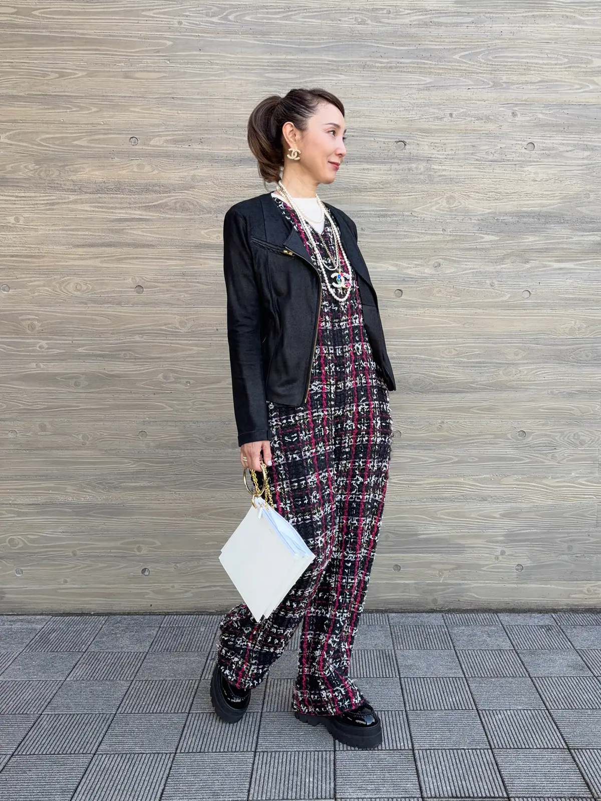 パール×シャネル×ツイード  50代女性の画像_6