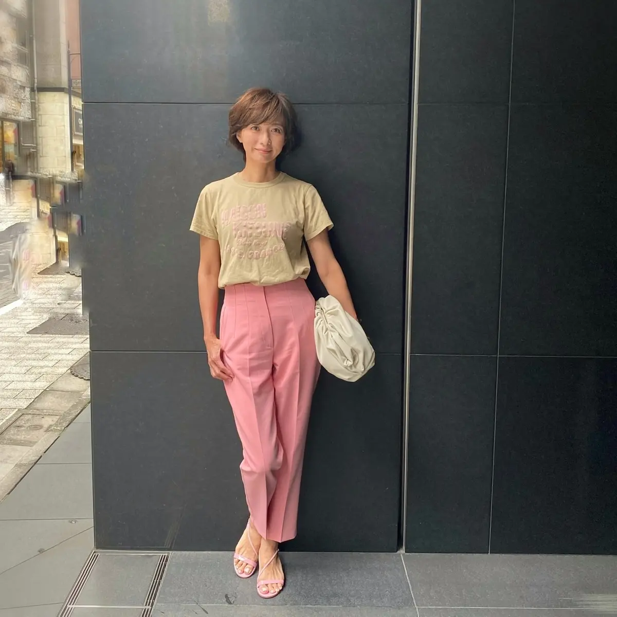 ZARAのカラーパンツで銀座ランチの画像_3