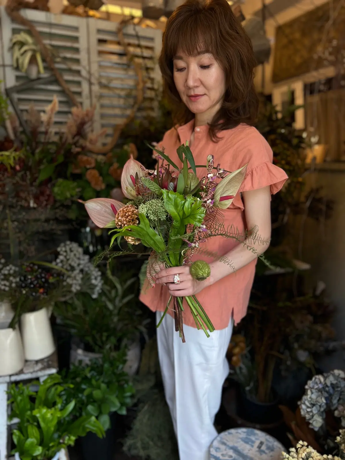 最後にトロピカル感あるブーケをの画像_17