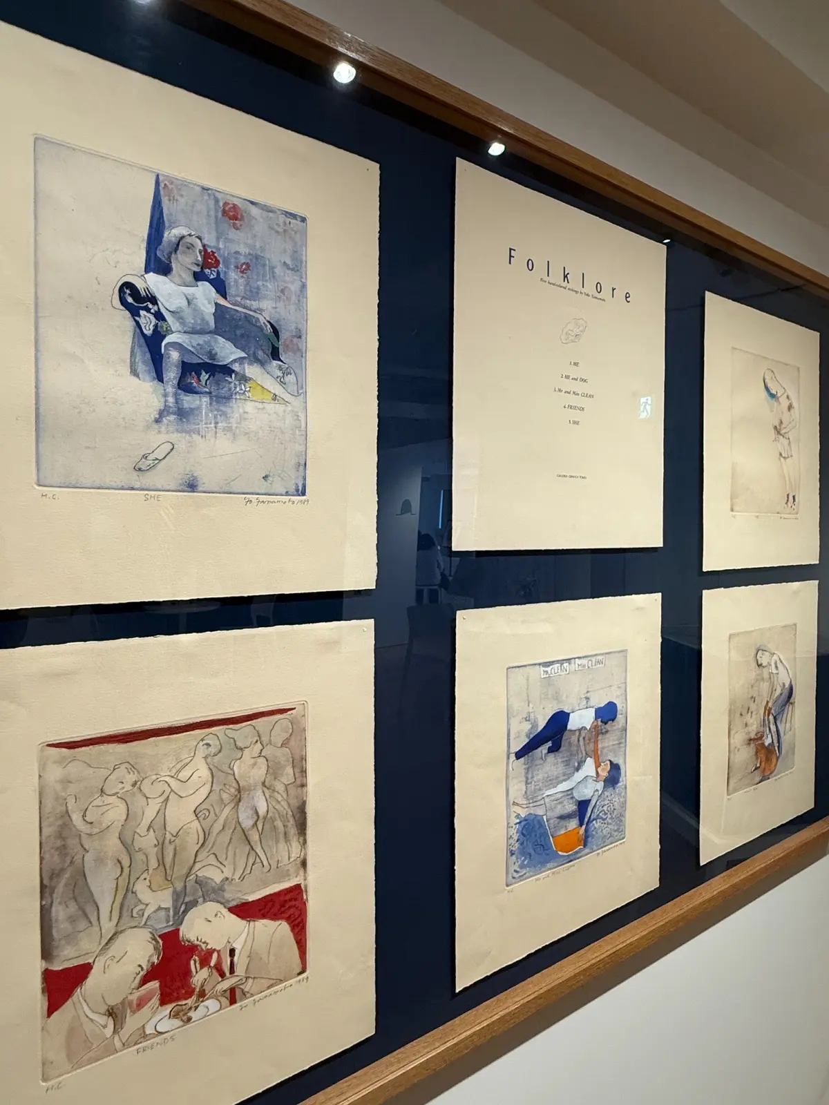 山本容子　山本容子版画展　「我らの時代のフォークロアー高度資本主義前史」　村上春樹