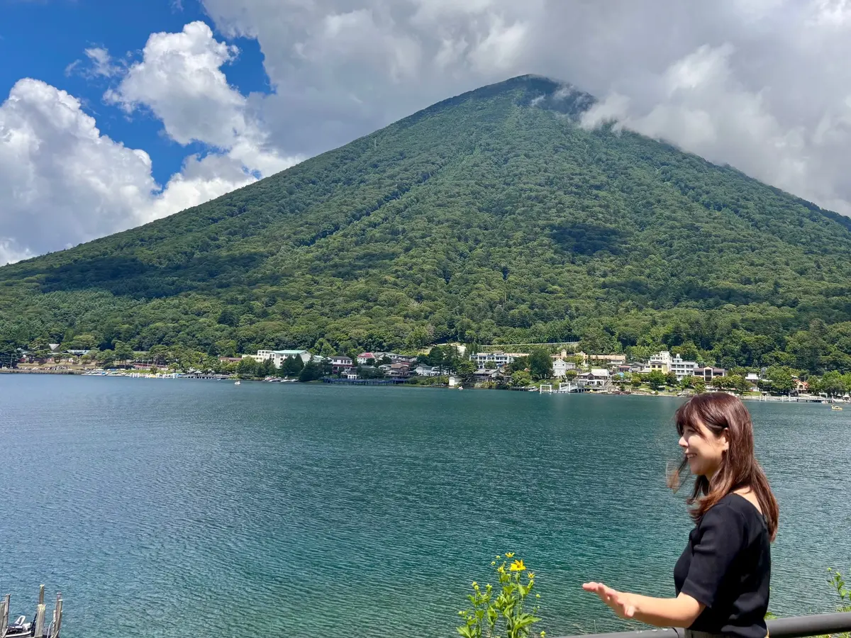 竜頭の滝を眺めながら豚丼食べました♪の画像_6