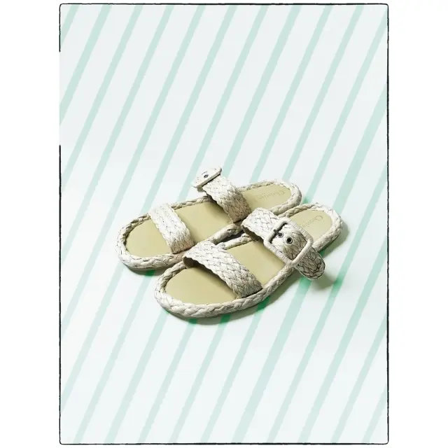 ディオールのジュートサンダル 「ディオール オーシャン」