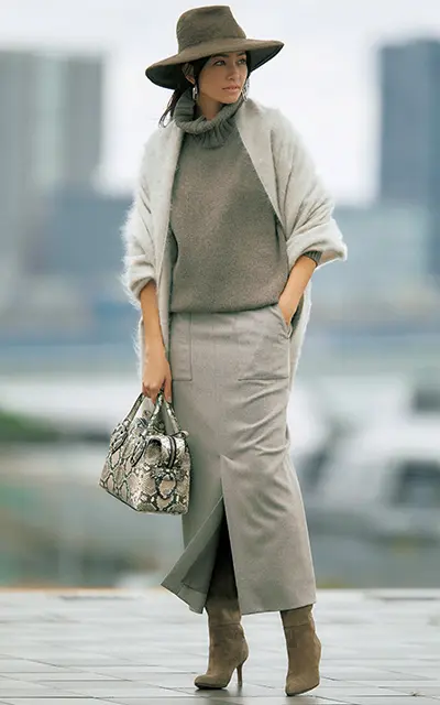 ユナイテッドアローズ　スリット　マキシスカート