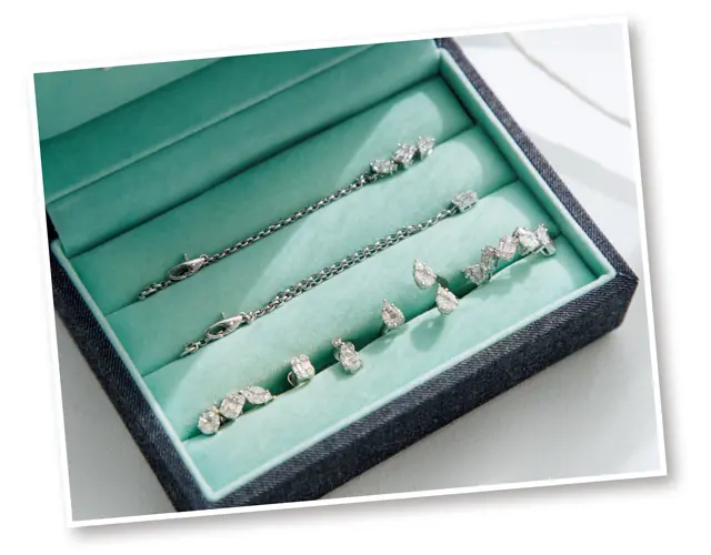 友人である女優・板谷由夏さんが手がけるブランド、SINMEのジュエリーが大好き