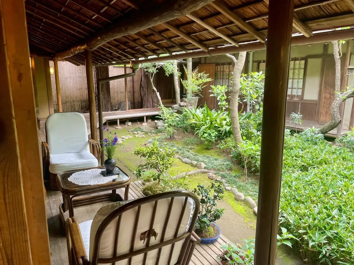 川越料亭山屋の中庭