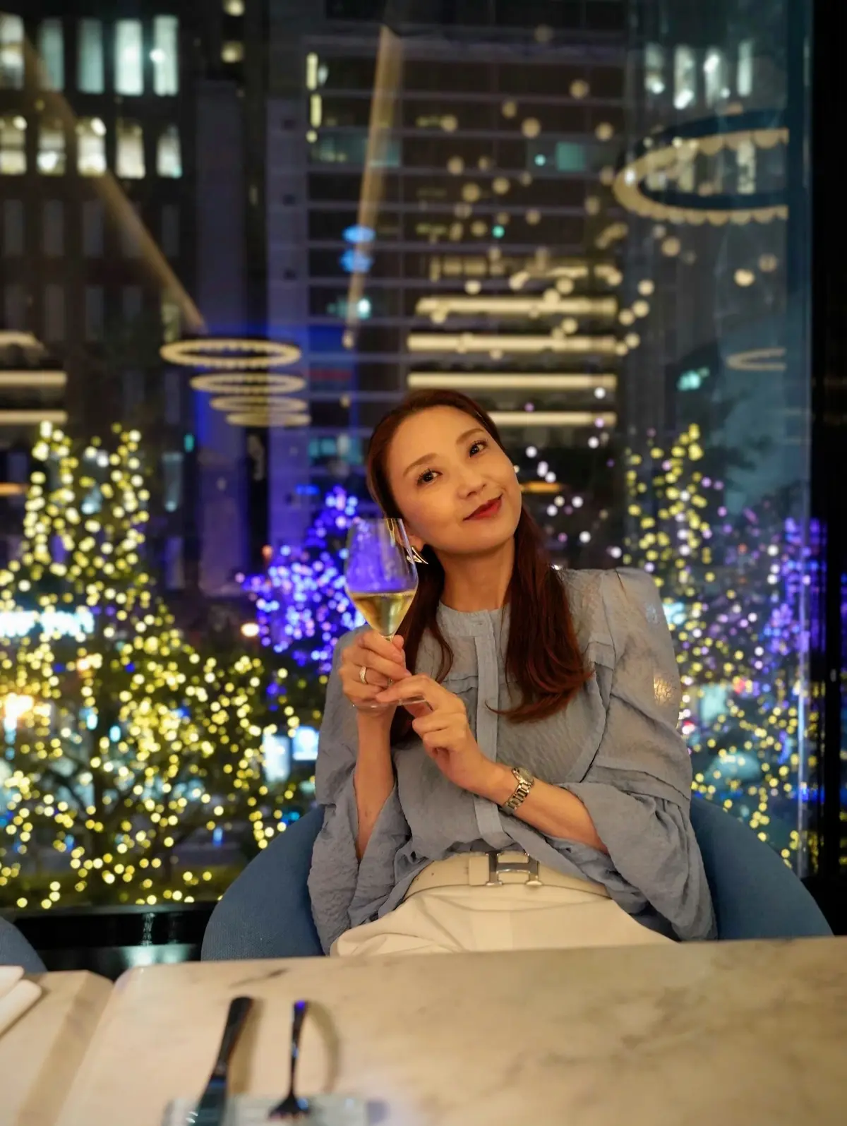 イルミネーションが煌びやかな御堂筋✨「Wの画像_11