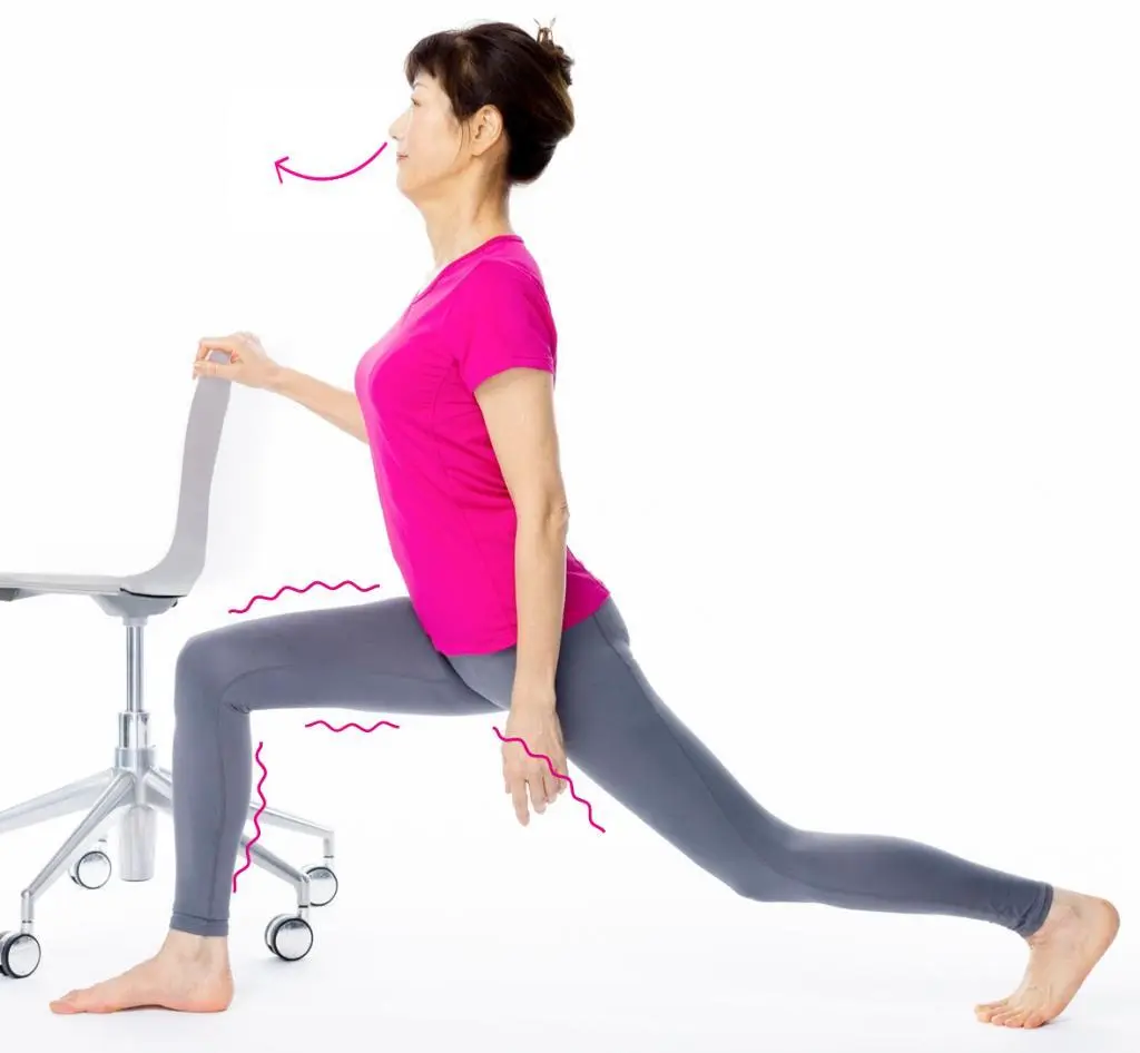 OurAge×Webエクラ　リンパケア　椅子スクワット　02