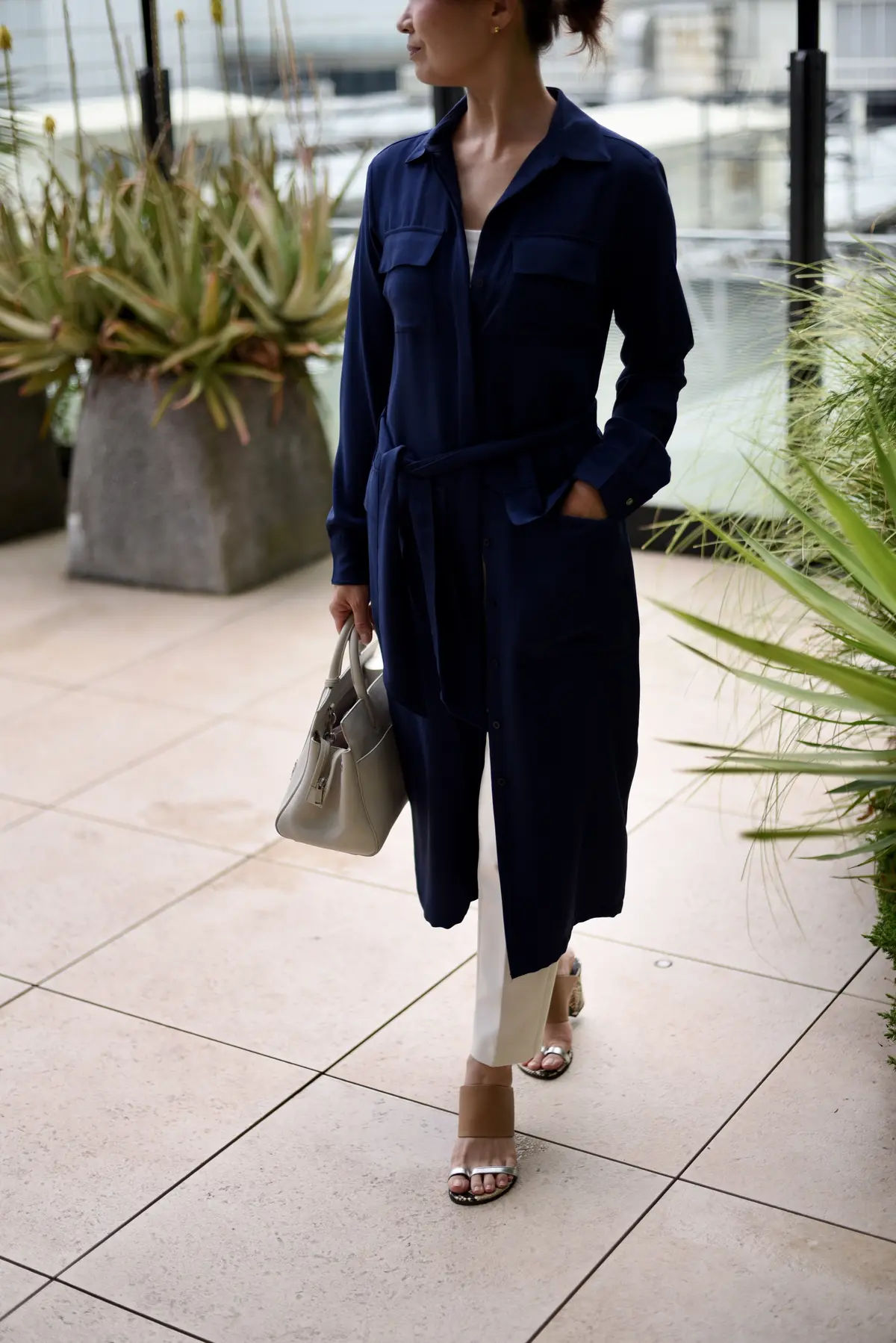 シャツワンピースで落ち着きコーデ♪の画像_1