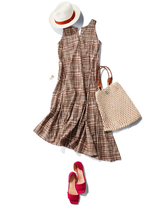 マルティニークのワンピースコーデ