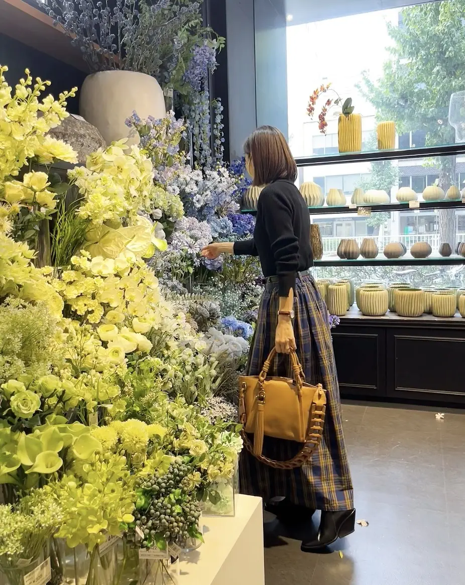 チェックスカート＆スタッズベルトで蔵前カの画像_3