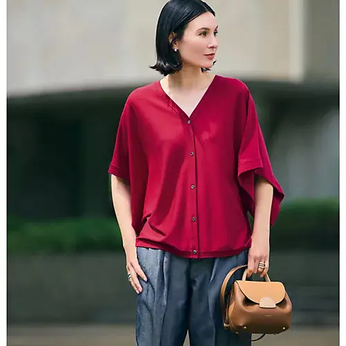 【前後2WAY】シルク混ニットカーディガン