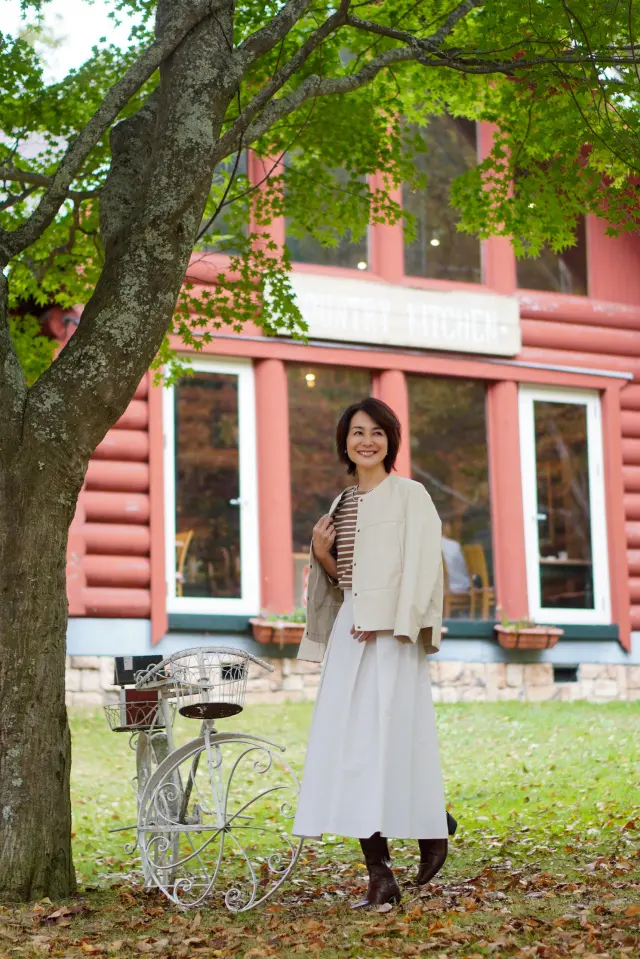 「E by eclatふんわりタックスカの画像_3