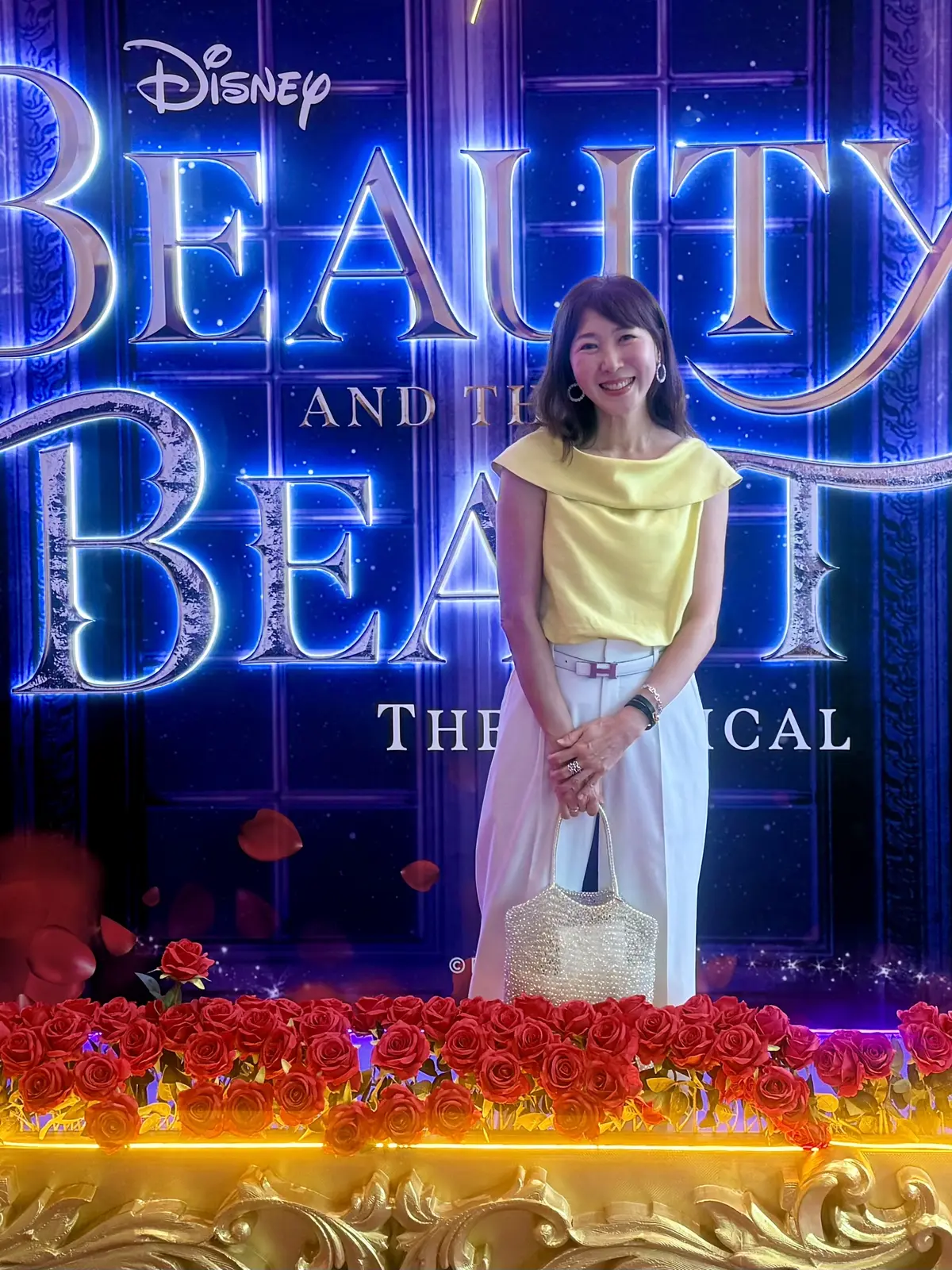 イエロートップスコーデ