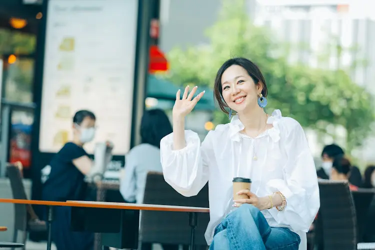 名古屋　セントラルパーク　Farm&　電子出版プロデューサー　コーヒー　テラス席