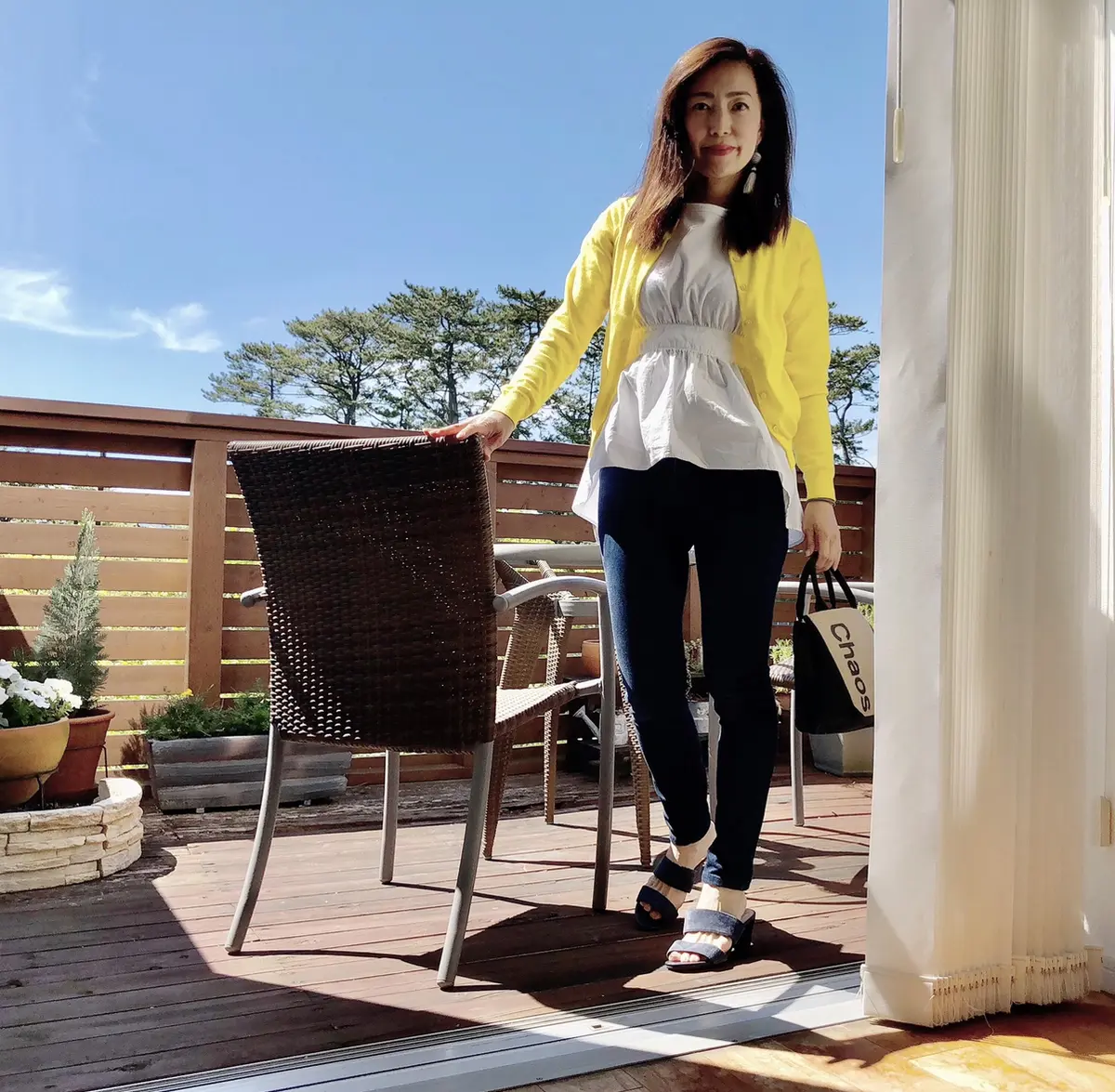 涼しい細見え白トップスがお気に入り♪の画像_3