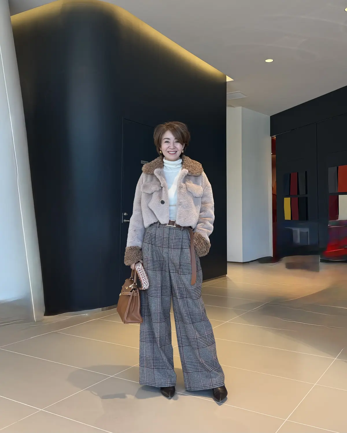 お気に入りのエコファーショートブルゾンの画像_4