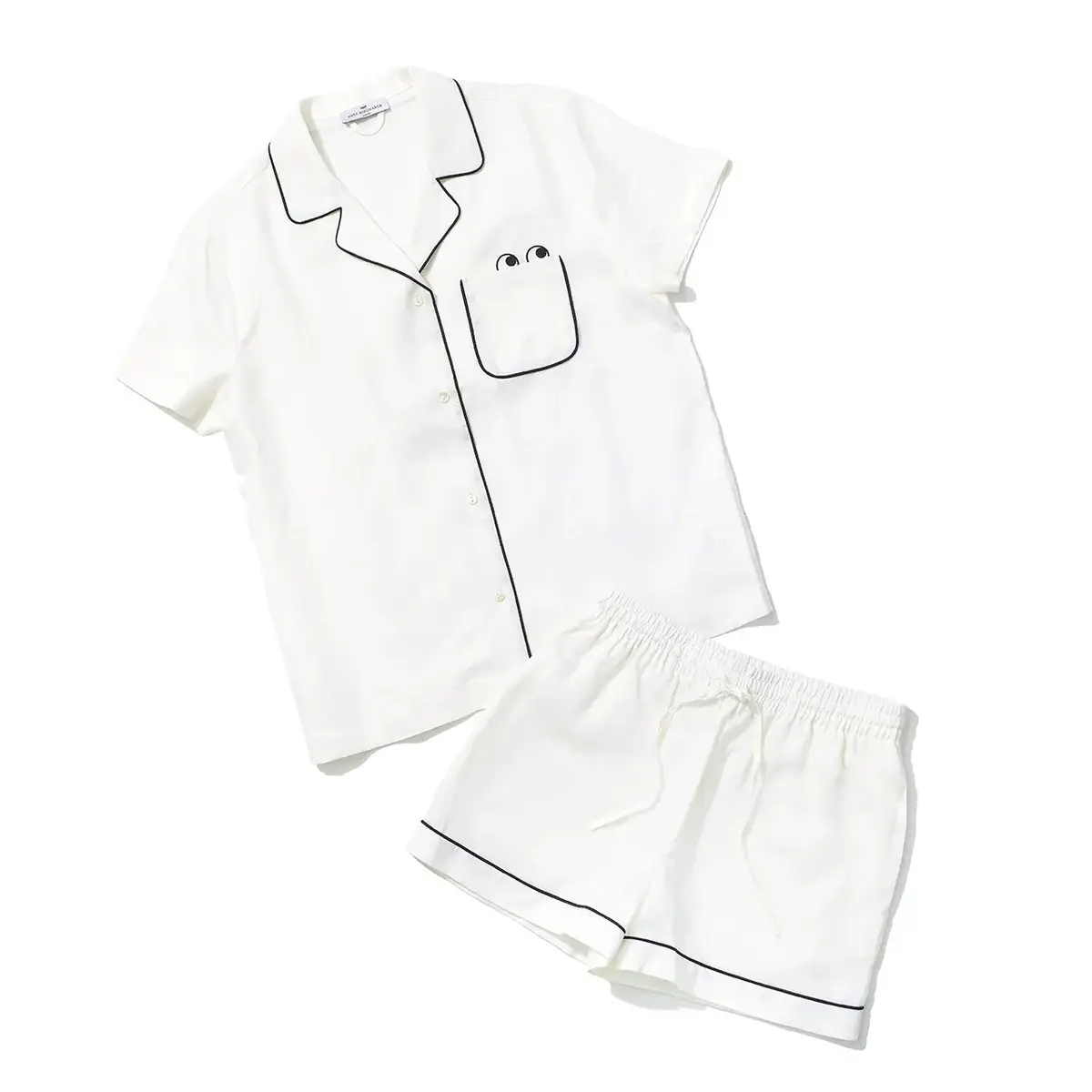 アニヤ・ハインドマーチの「アイズ」リネンパジャマ