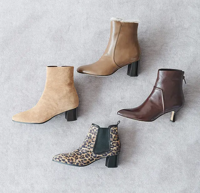 ブラウン＆ベージュ系ブーツ