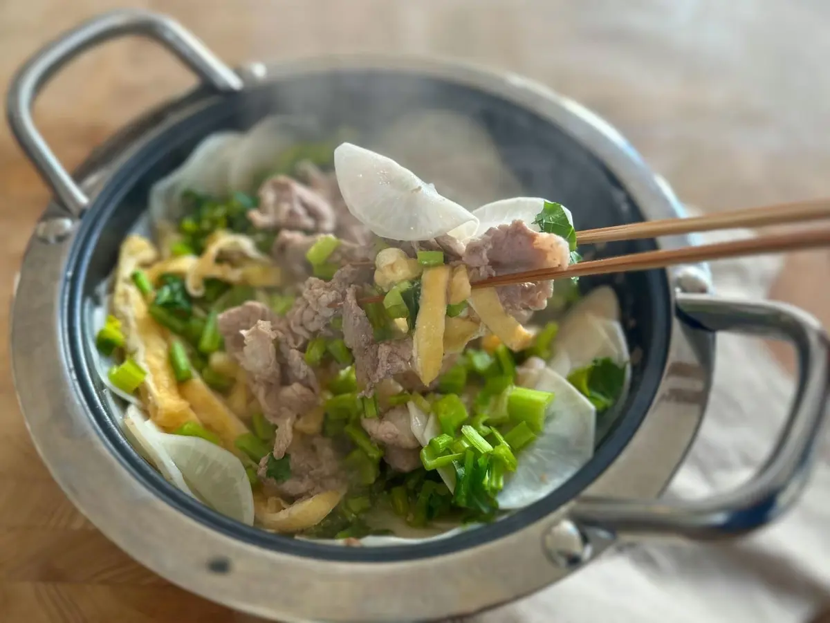 OurAge×Webエクラ かぶと豚、おあげのすっきり鍋