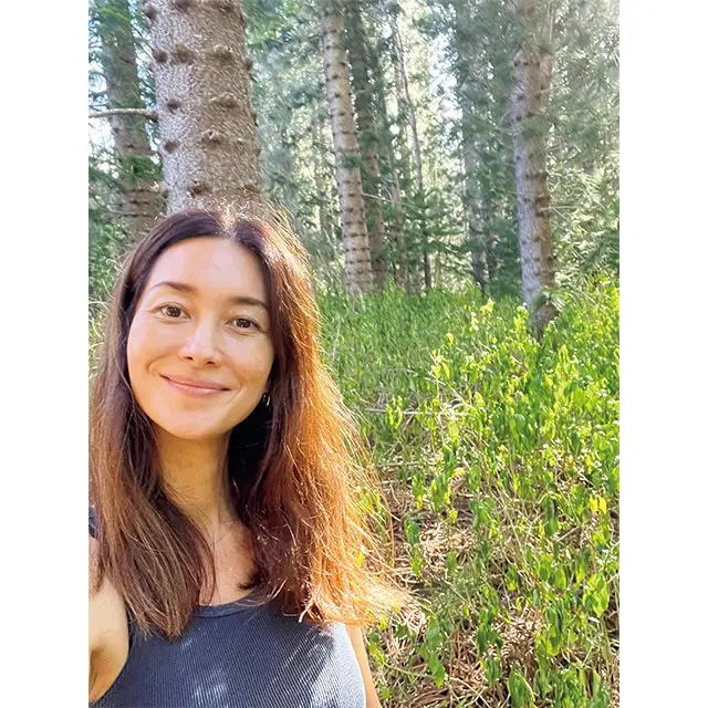 健康的なエクササイズ とマインドリセットのた めに、ネイチャーウォー クをしています