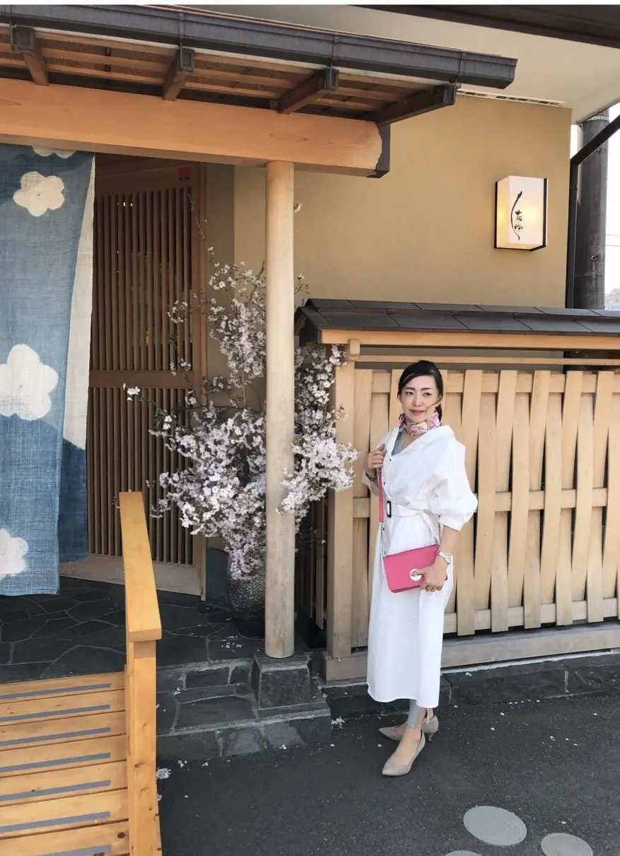 春のシャツワンピコーデで箱根旅•.＊•の画像_2