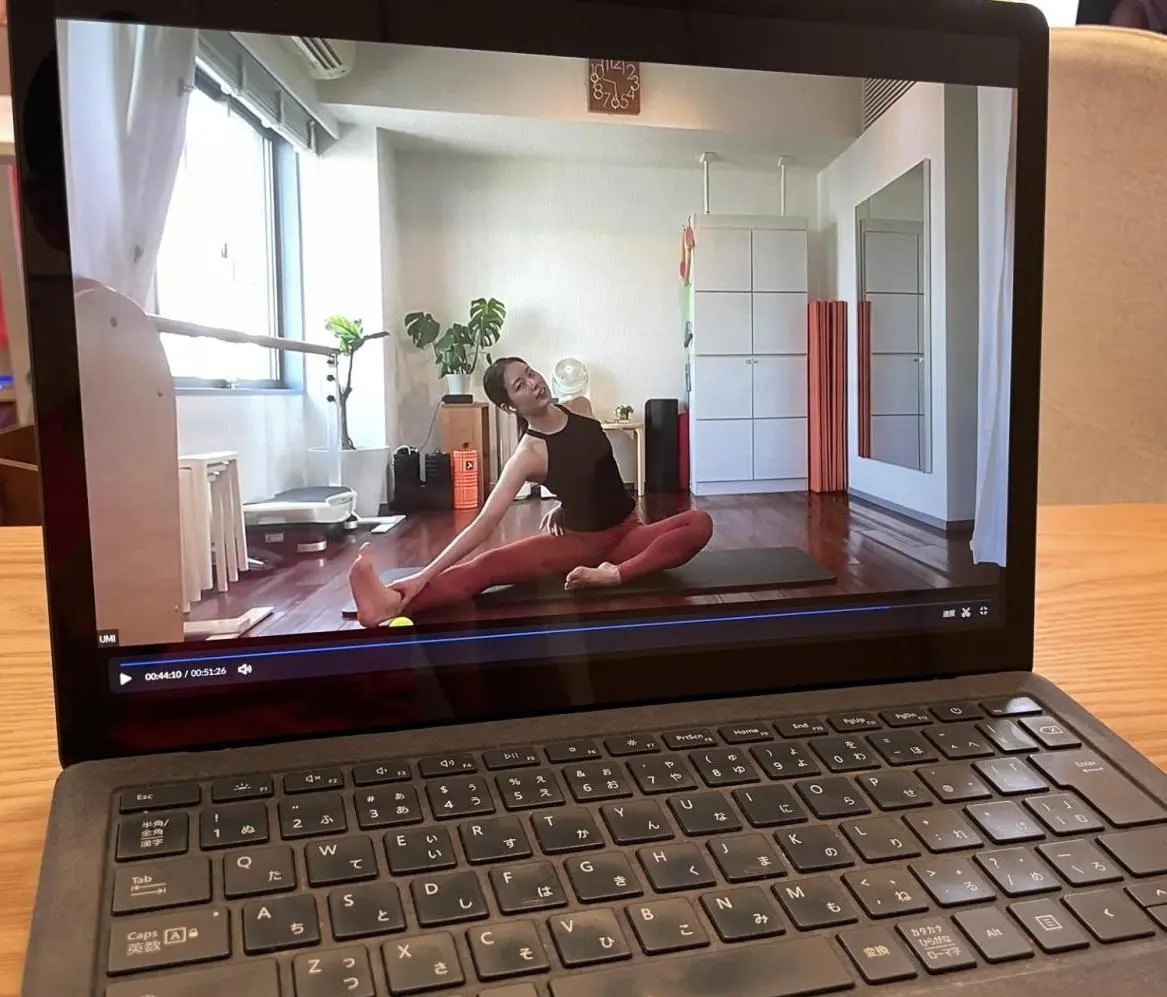 OurAge×Webエクラ　PCでのオンラインレッスンの様子