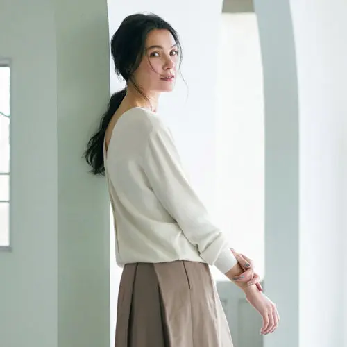 L’Appartement×eclat 2WAY ニットカーディガン ￥26,000+税