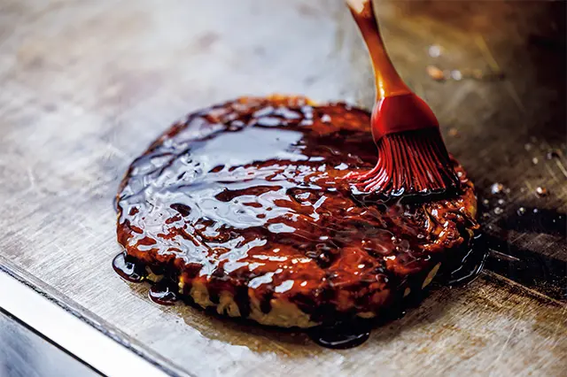 ソー スも店のオリジナル