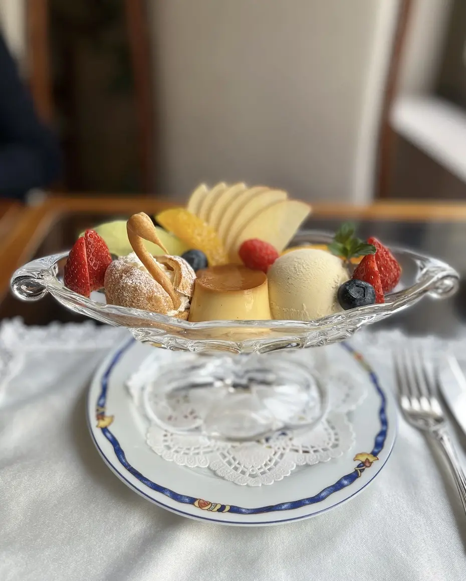 柄ワンピでプリンアラモード＆神保町カレーの画像_8