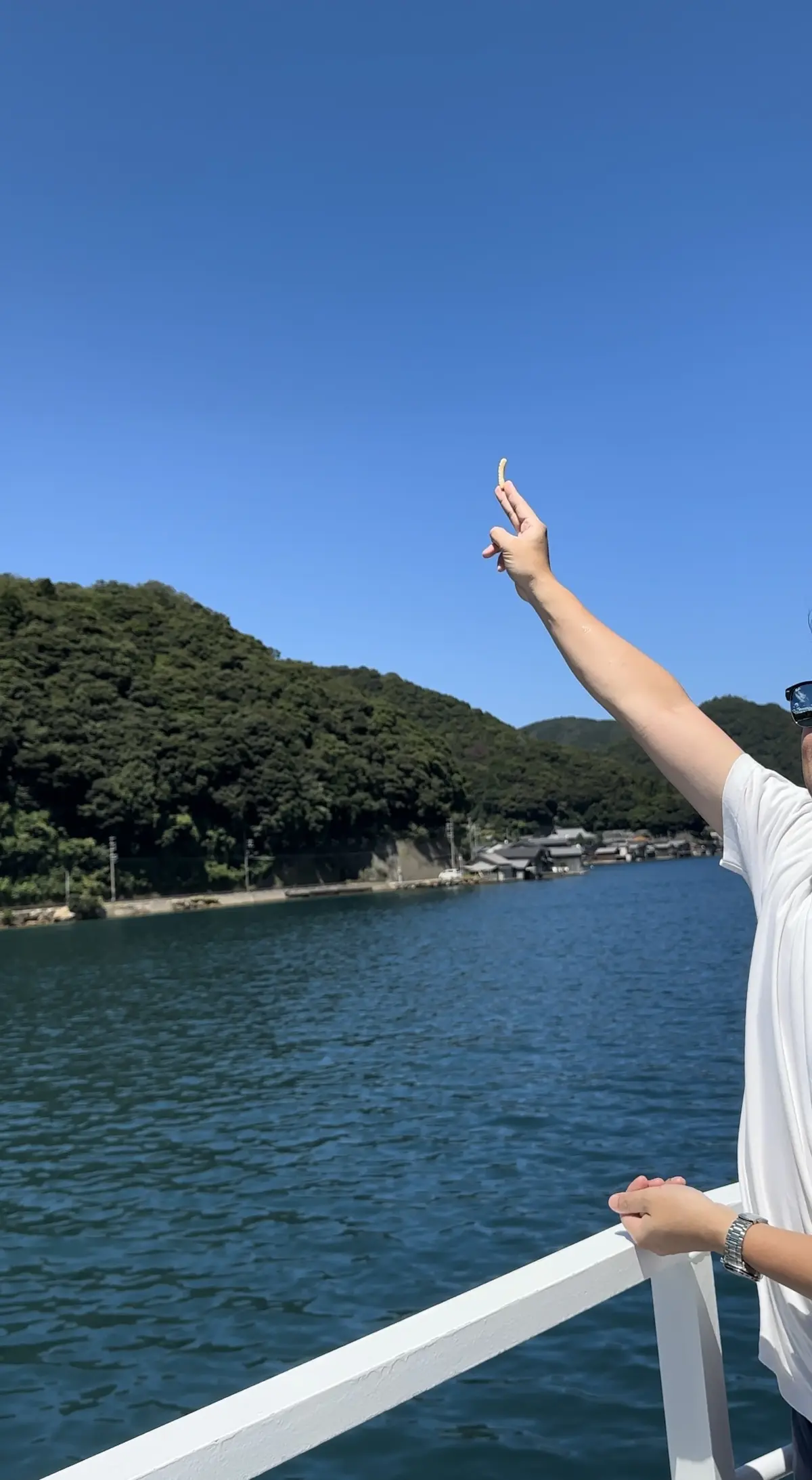 この夏、大活躍のお気に入りワンピースで舟の画像_5