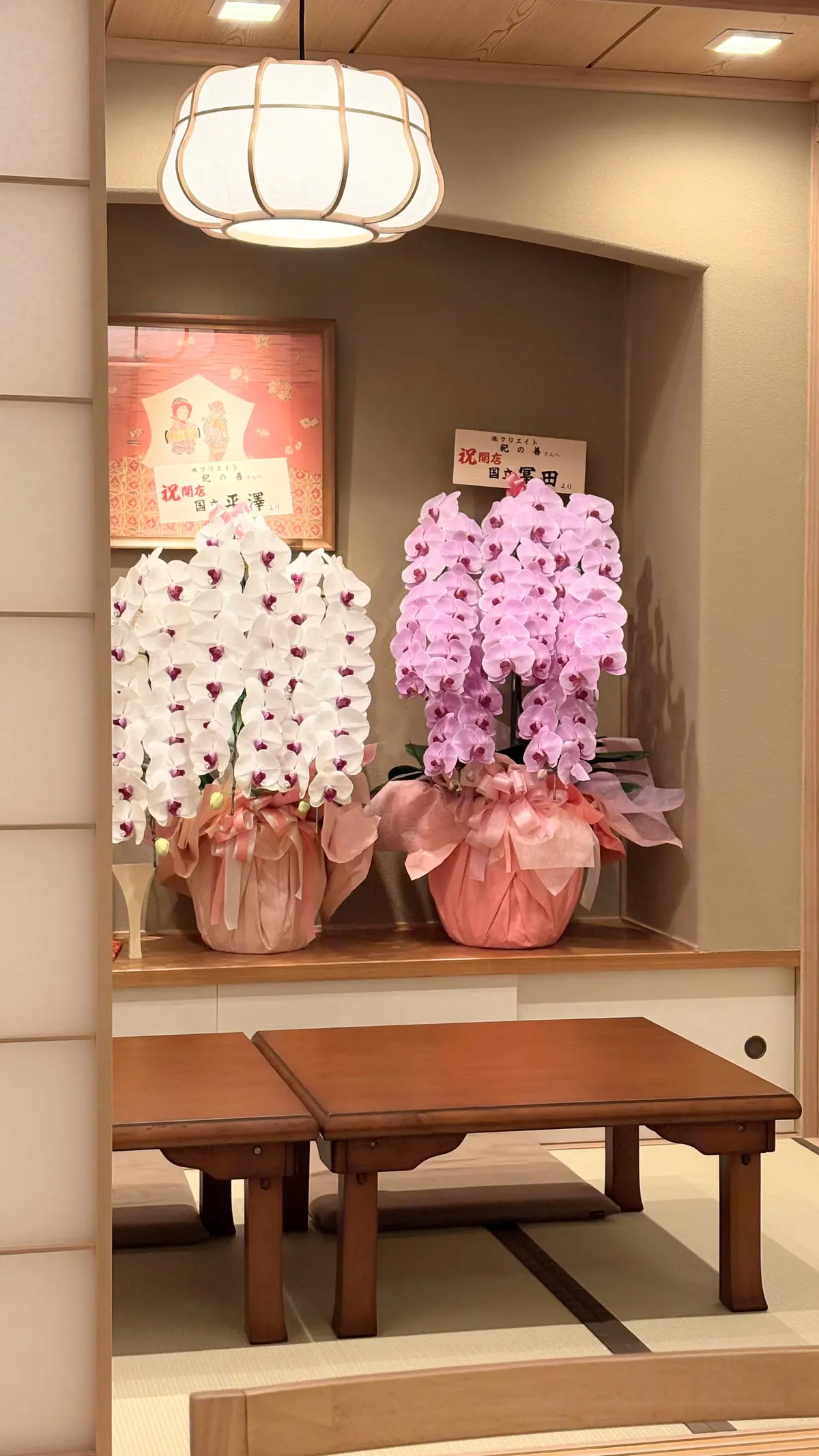 神楽坂　紀の善　甘味処　胡蝶蘭　畳の席　飯田橋