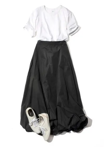 地曳いく子×eclat バルーンスカート ￥23,100（税込）