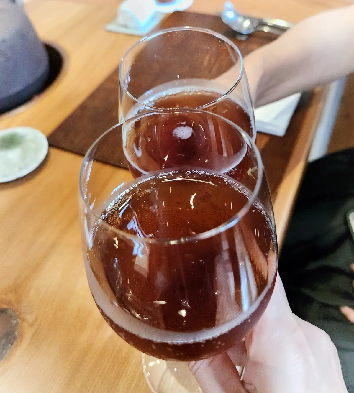 お酒飲みたかったけど我慢して、辛口ジンジャーエール美味しい。