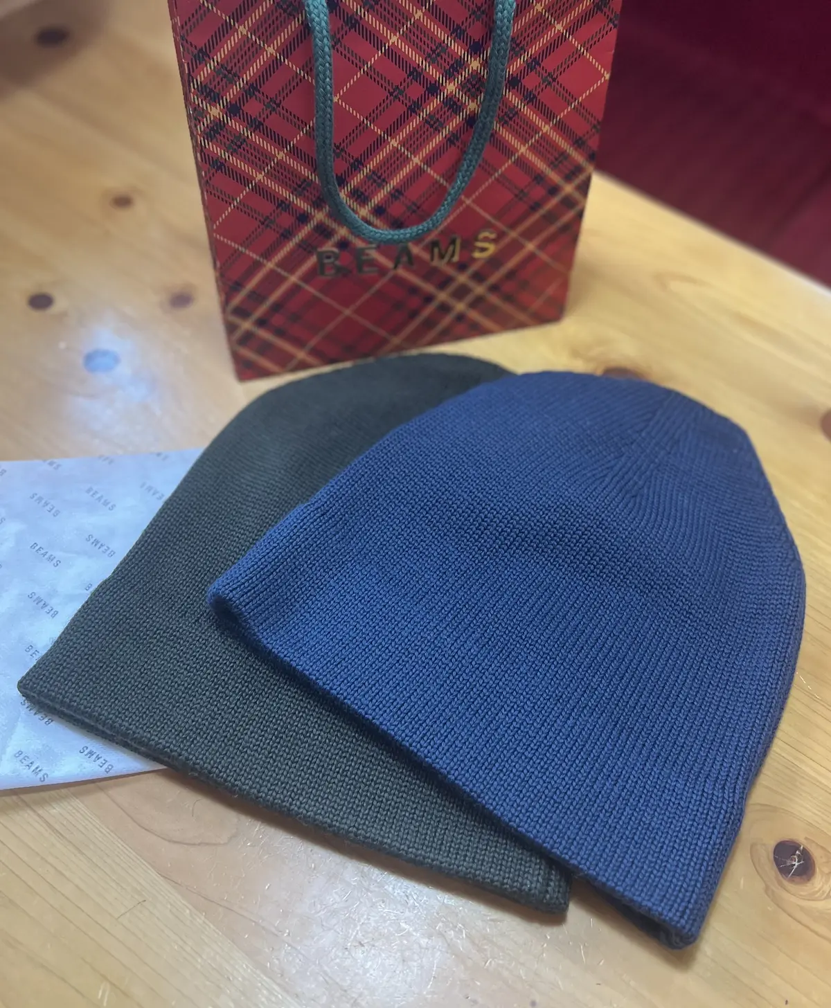ビームスで大人買いしたニットキャップ♡の画像_1