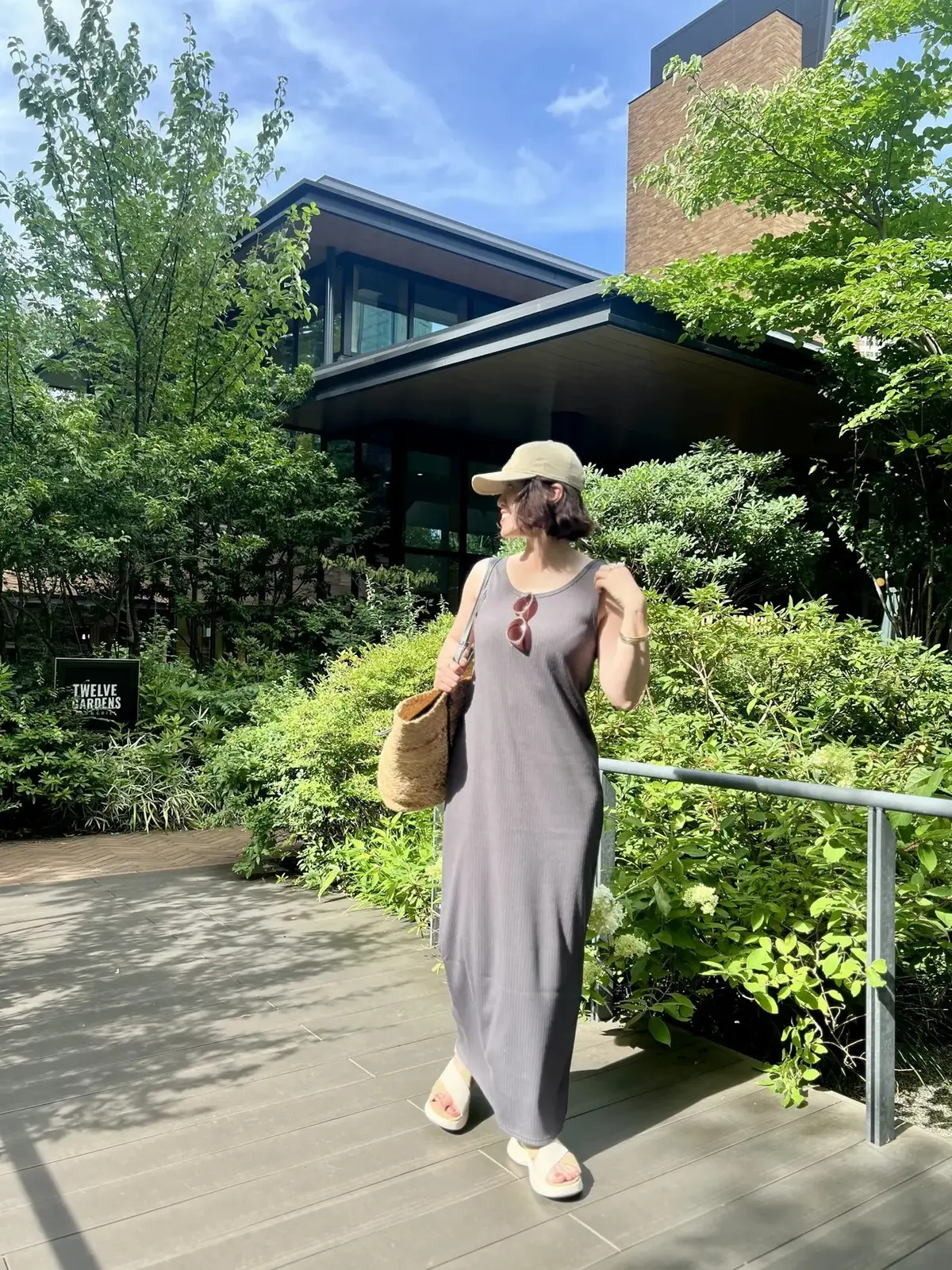 ZARA かごバッグ愛用　エクラ華組 水口宜子さん